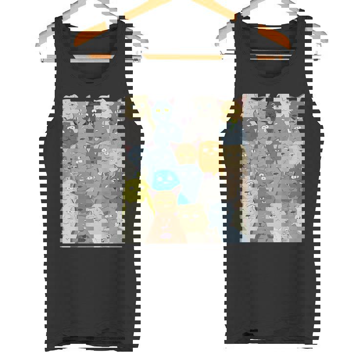 Camisa De Gatos Lindos Divertidos Sarcásticos Kawaii Anime Cat Lovers Camiseta sin mangas