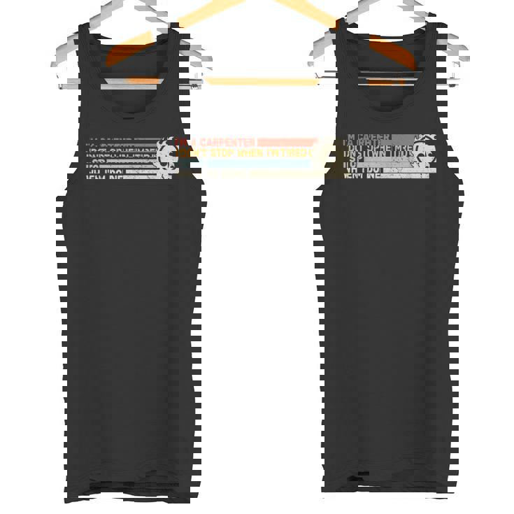 Carpinteros Carpinteros Para Hombres Retro Madera De Carpintero Para Hombres Camiseta sin mangas