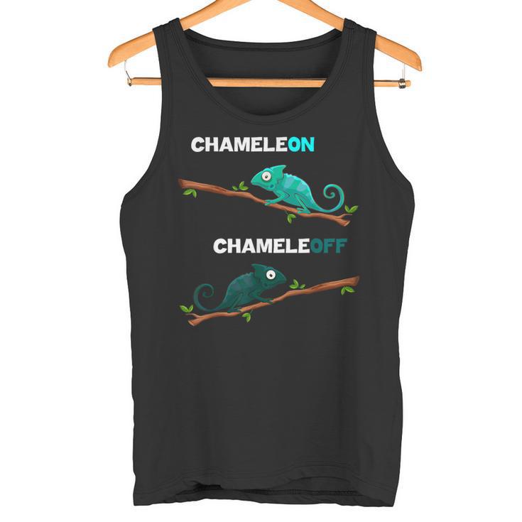 Chameleon Chameleoff Chameleon Slogan Tank Top