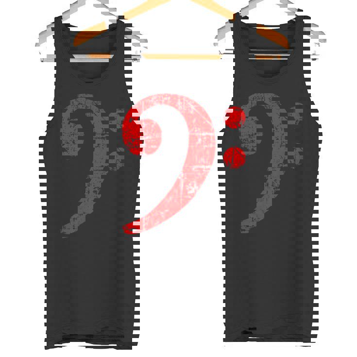 Chiave Di Basso Rosso Antico Bassista Canotta