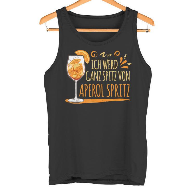 Cocktail Ich Werd Ganz Spitzon Aperol Spritz German Tank Top