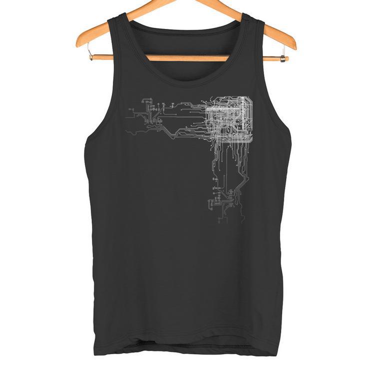 Cpu Technology Nerd Computer Chip Computer Scientist Programmer Tank Top