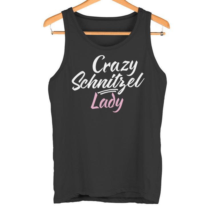 Crazy Schnitzel Lady German Schnitzel Tank Top