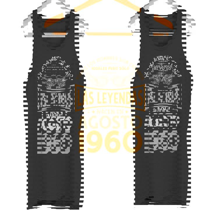 Cumpleaños Hombre Regalos Las Leyendas Agosto 1960 Camiseta sin mangas