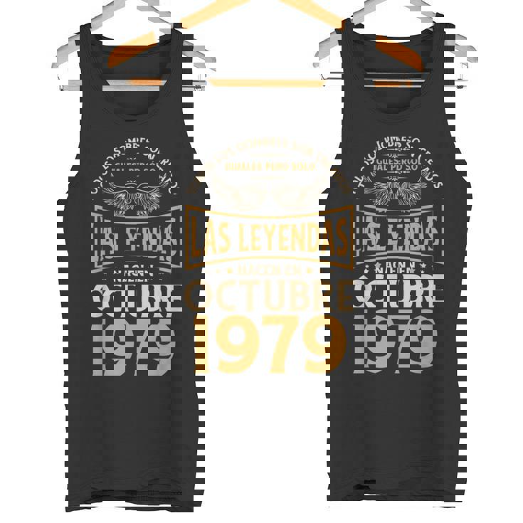 Cumpleaños Hombre Regalos Las Leyendas Octubre 1979 Camiseta sin mangas