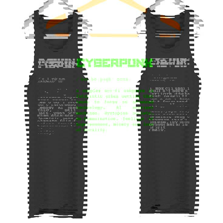 Cyberpunk Word Definition Cyberpunk Camiseta sin mangas
