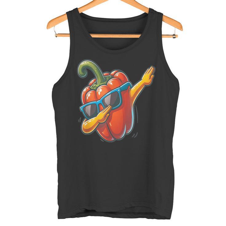 Dab Paprika Dancing Dabbing Peppersegetables Tank Top