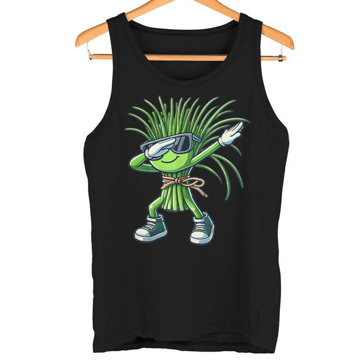 Dabbing Schnittlauch Lustiges Kräuter Schnittlauch Tank Top