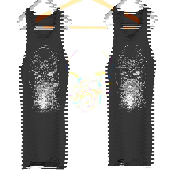 Dainci Batería Musical Camiseta sin mangas