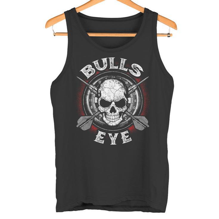 Darts Dart 180 Bullseye Skull Tank Top