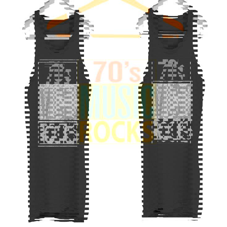 De Los Años 70 Music Rocks Camiseta sin mangas