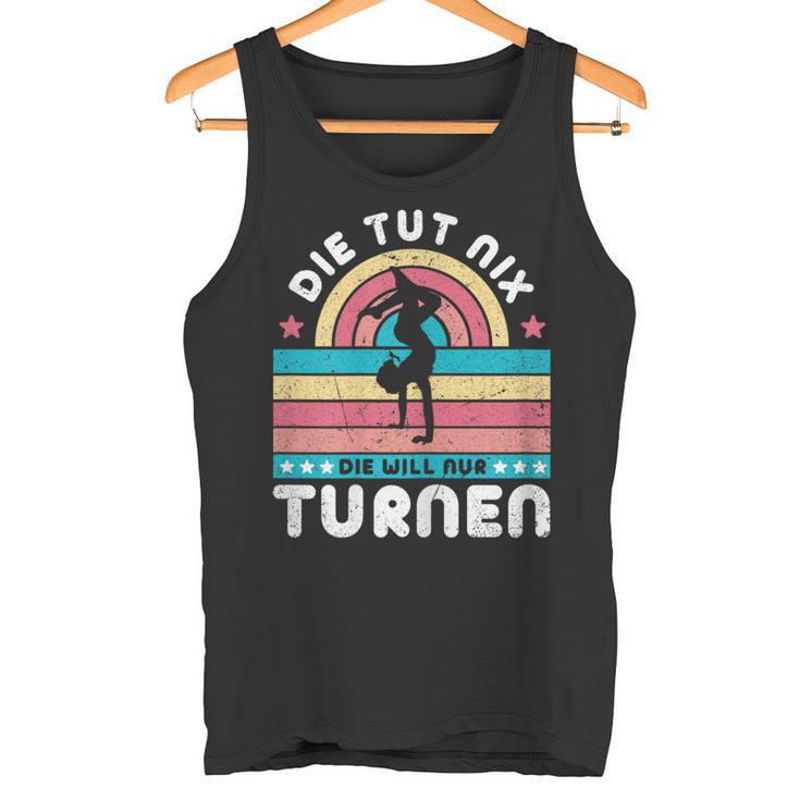 Die Tut Nix Die Will Nur Gymnastics Tank Top