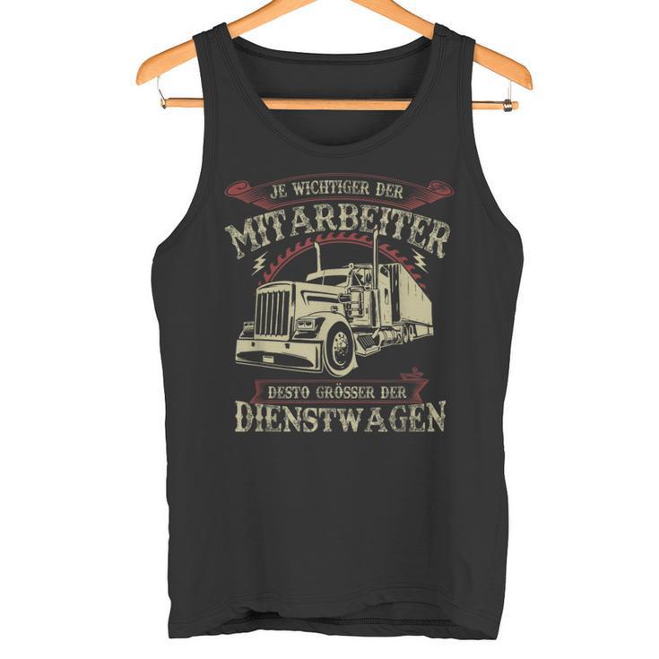 Die Wichtiger Der Mitarbeiter Die Große Der Dienwagen Tank Top