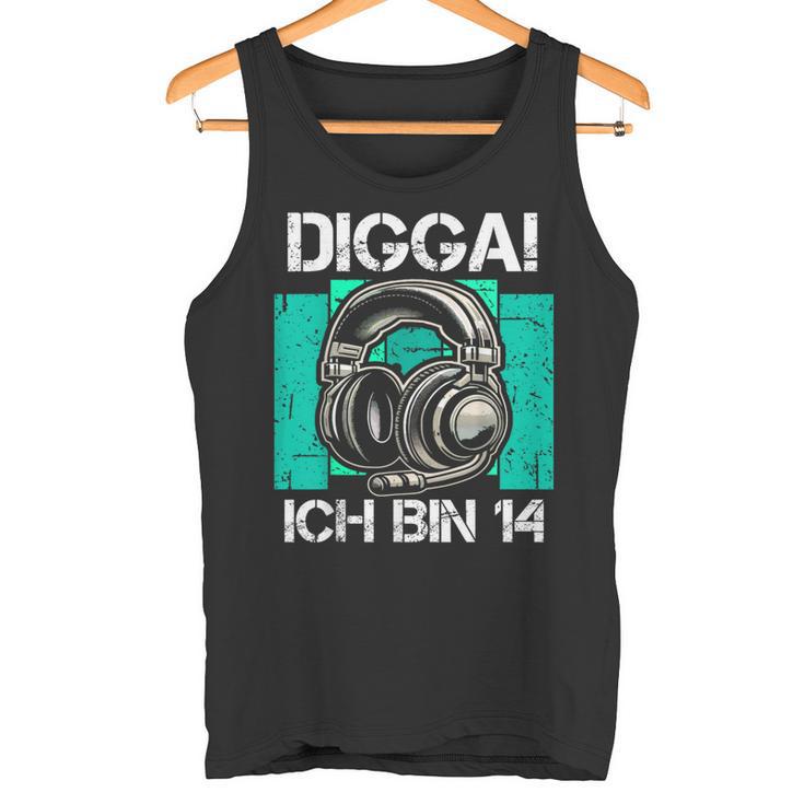 With Digga Ich Bin 14 Jahre Junge Geburtstag Tank Top