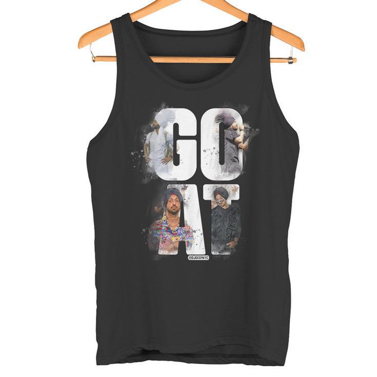 Diljit Dosanjh GOAT 2 Punjabi Singer Desi Clothing Tank Top