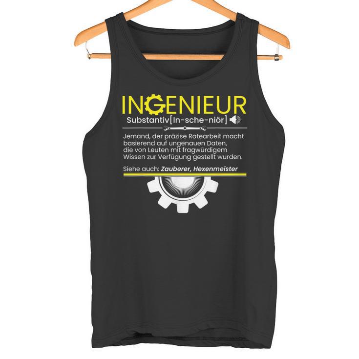 Dipl Ing Engineer Ingenieur Definition Tank Top