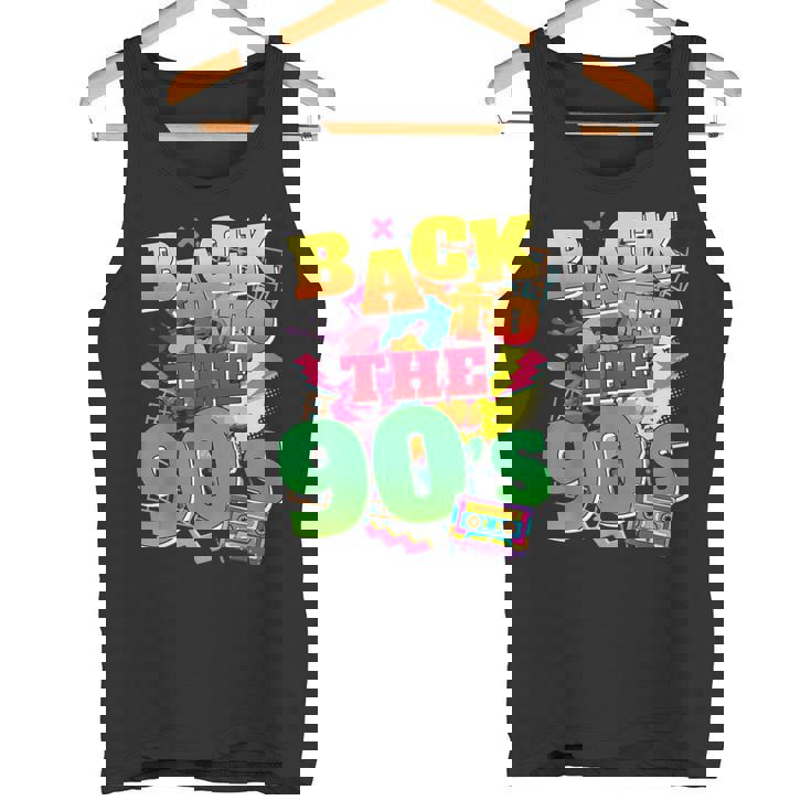 Divertente Anni '90 Back To The '90S Retro Motto Party Canotta
