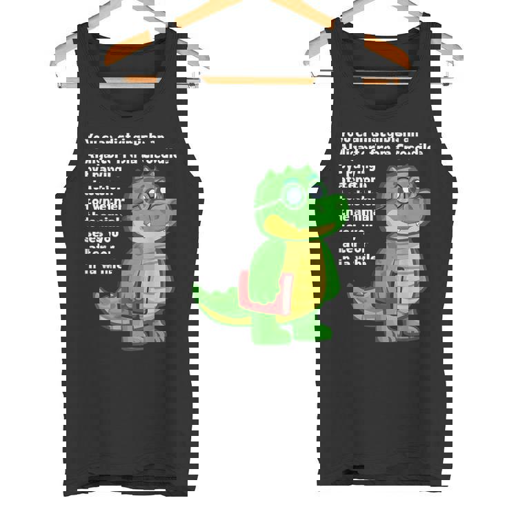 Divertente Erpetologo Zoologo Coccodrillo Scherzo Erpetologia Divertimento Canotta