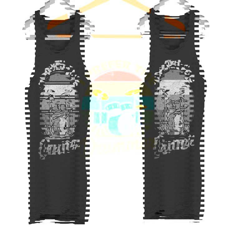 Divertido Rock Music Band Drum Player Retrointage Camiseta sin mangas