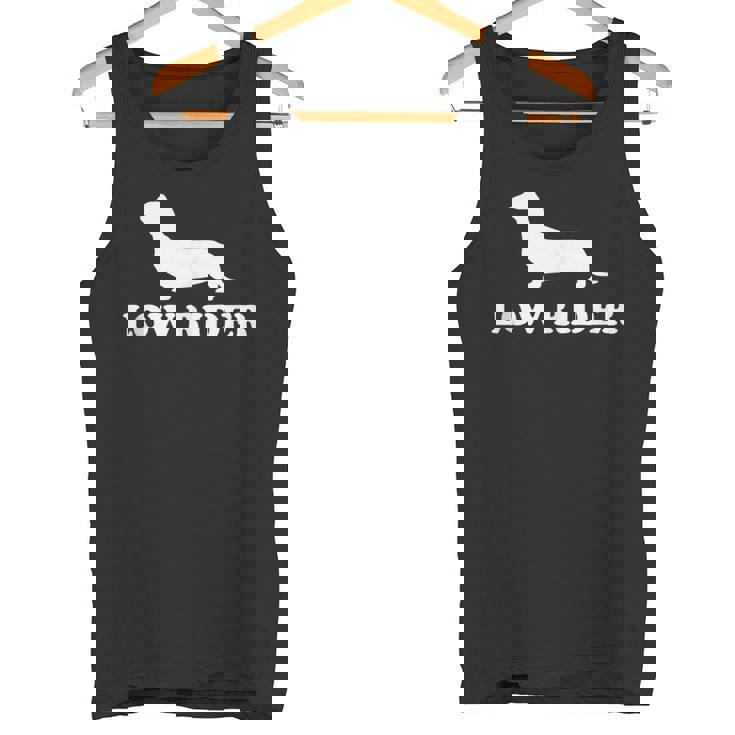 Dog Lover Low Rider Dachshund Tank Top Tank Top