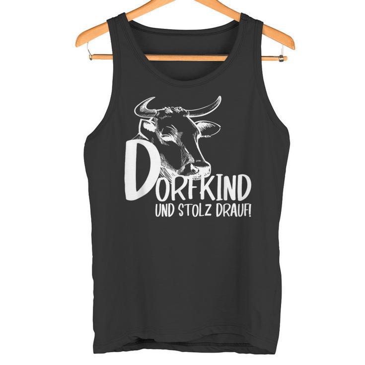 Dorfkind & Stolz Draufillfkinder Farmer Cow Farm Tank Top