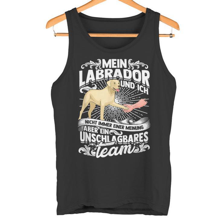 Ein Unbeatable Team Labbi Dog Holder Labrador Tank Top