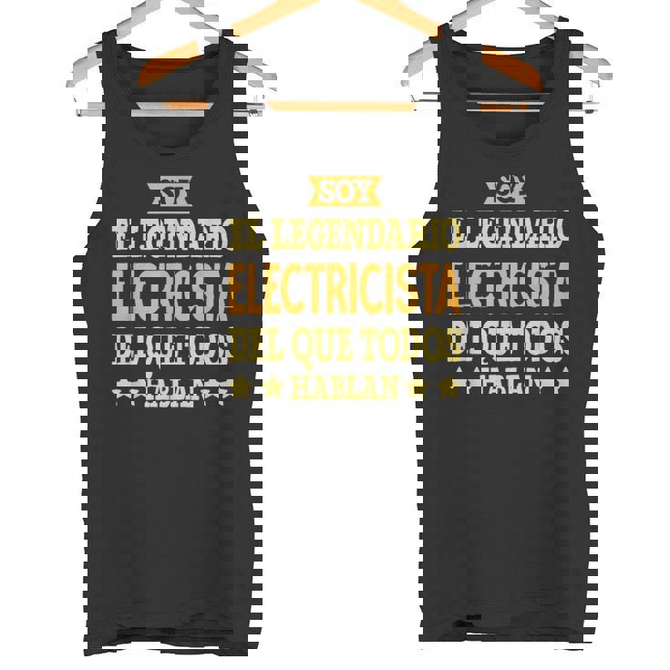 Electricista Profesión Divertida Electricista Camiseta sin mangas
