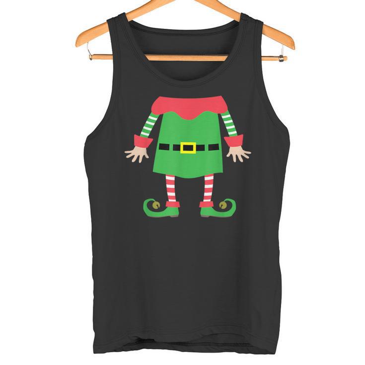 Elf Kostüm Wichtel Weihnachtself Lustige Weihnachten Tank Top