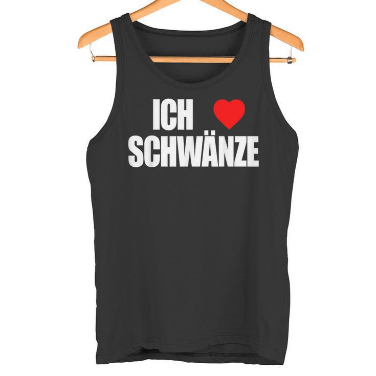 Erotic Ich Liebe Schweiste Ich Liebe Tail Tank Top