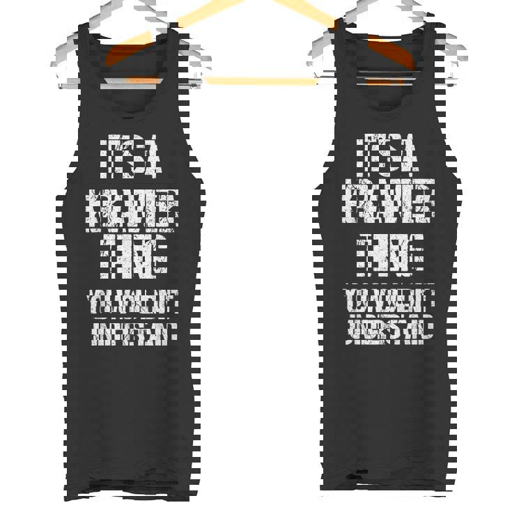 Es Una Cosa De Kramer No Lo Entenderías Kramer Camiseta sin mangas