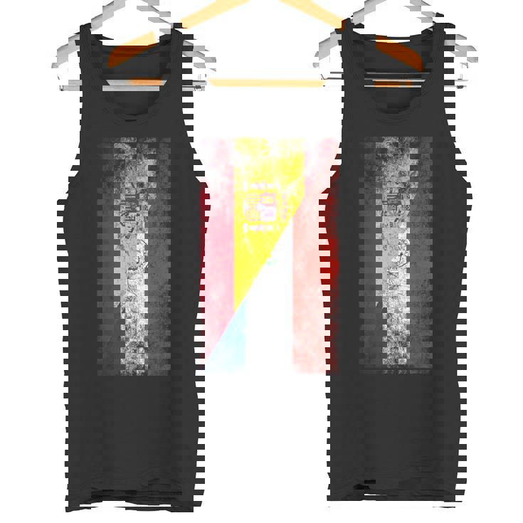 España Paraguay Banderas Español Paraguayo Camiseta sin mangas