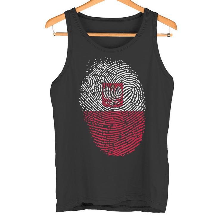 Fingerprint Children's Poland Tank Top