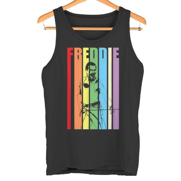 Freddie Rock Singer Music Tank Top