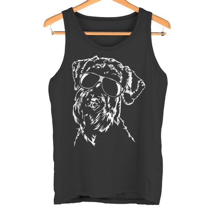 Giant Schnauzer Cool Sunglasses Dog Tank Top