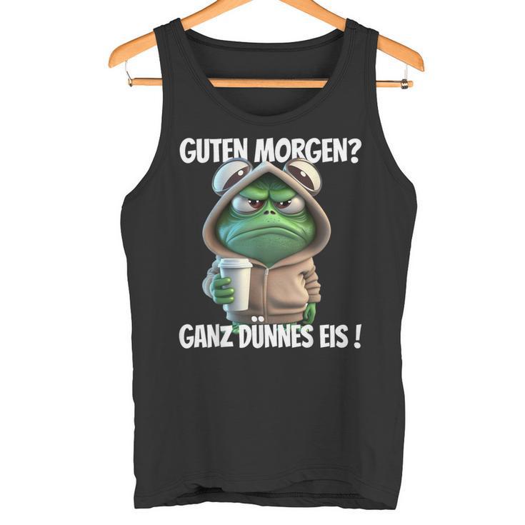 Guten Morgen Ganz Dünnes Eis Frog Motif Tank Top