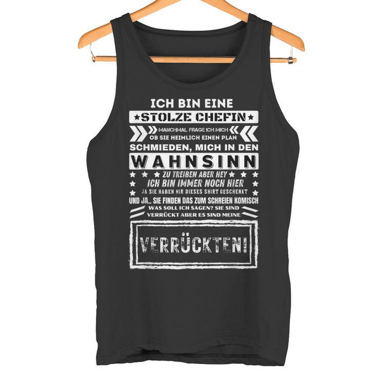 Ich Bin Eine Stolze Chef Tank Top