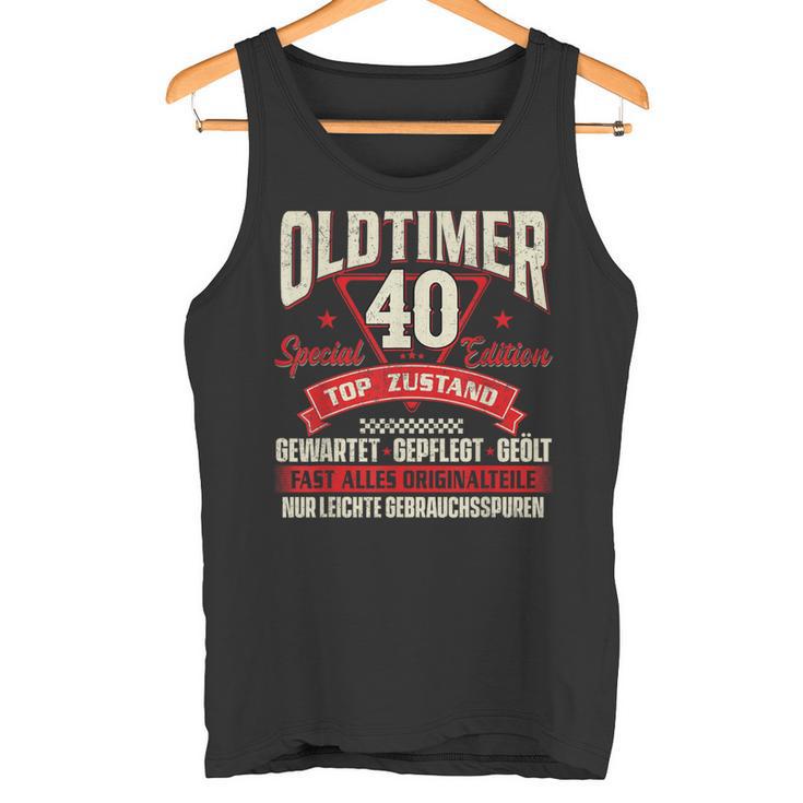 Oldtimer 40 Jahre Birthday Tank Top