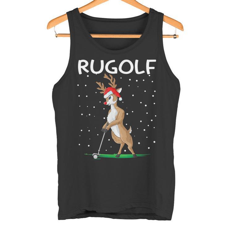 Rugolf Reindeer Christmas Golf Tank Top