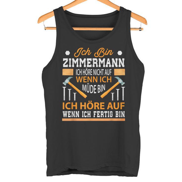 Slogan Zimmermann Idea For Craftsmen Tank Top