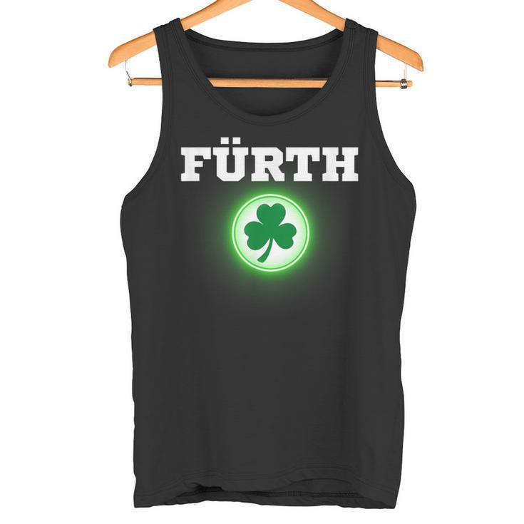 Fürth Football Clover Fan Franken Stadium Green Tank Top