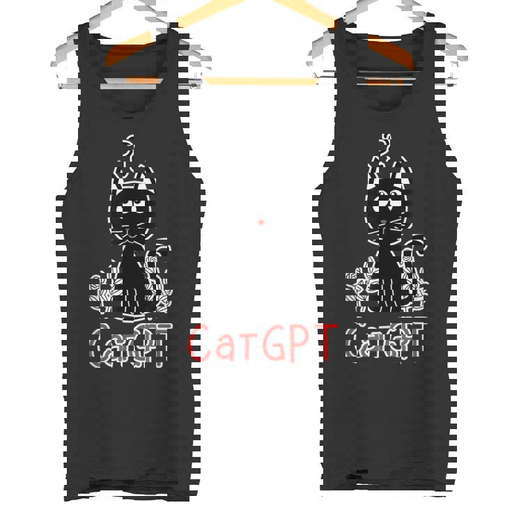 Gatto Divertente Catgpt Chatgpt Kitten Language Model Ai Canotta