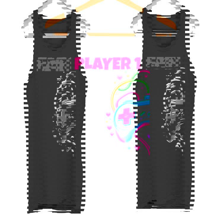 Giocatore 1 Look Da Partner Di San Love Controller Di Canotta