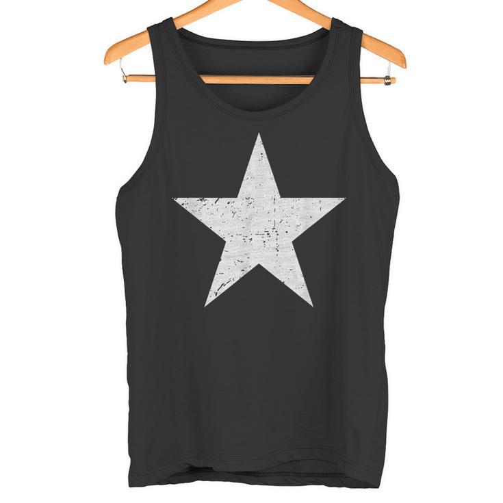 Gráfico De Estrella Blanca Grande Estrella De Estilo Retrointage Camiseta sin mangas