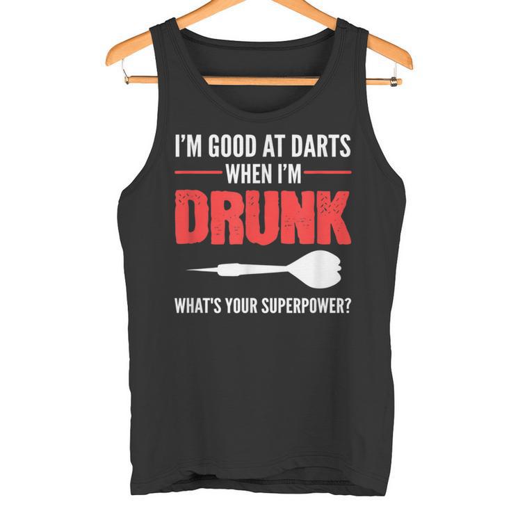 Gut In Darts Alkoholische Person Tank Top