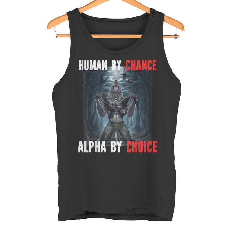 I Heart Werewolfs Alpha Cringe Werewolf Wolf Meme Tank Top