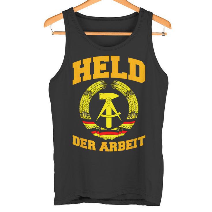 Held Der Arbeithammer & Compass Ddr Symbol Tank Top