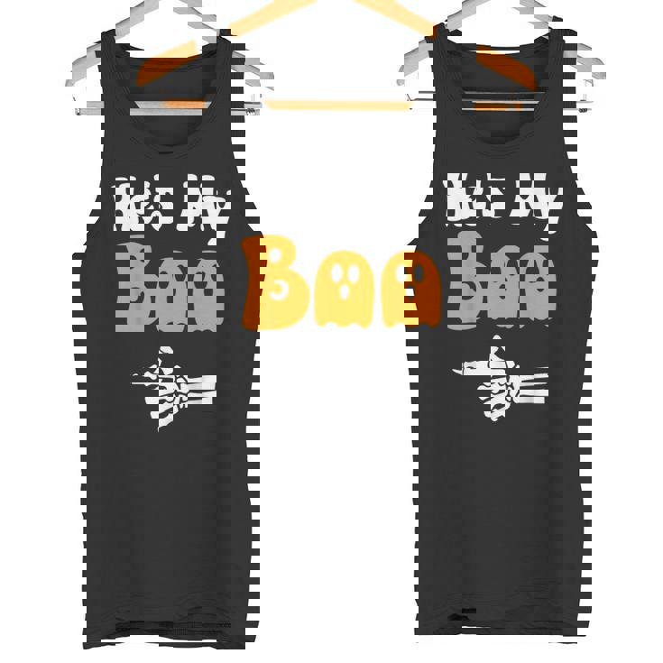 He's My Boo Matching Halloween Pajama Couples He's My Boo Tank Top