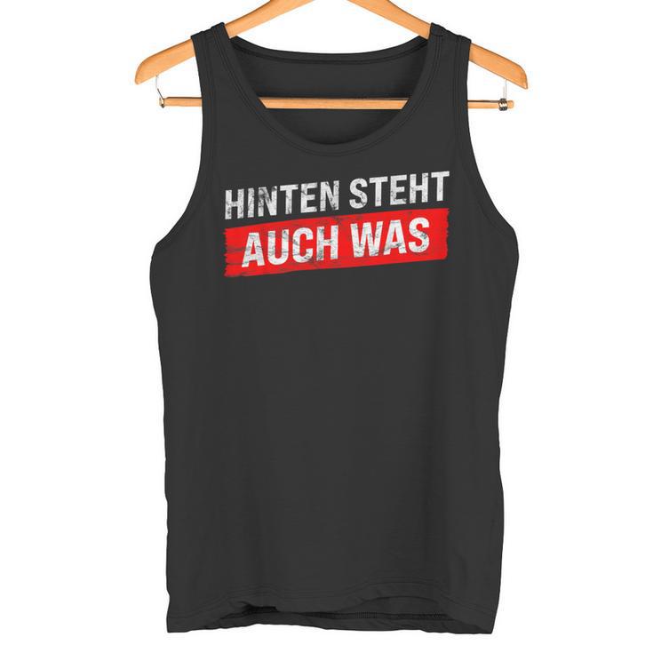 Hinten Steht Auch Was Lustiger Cooler Saying Tank Top