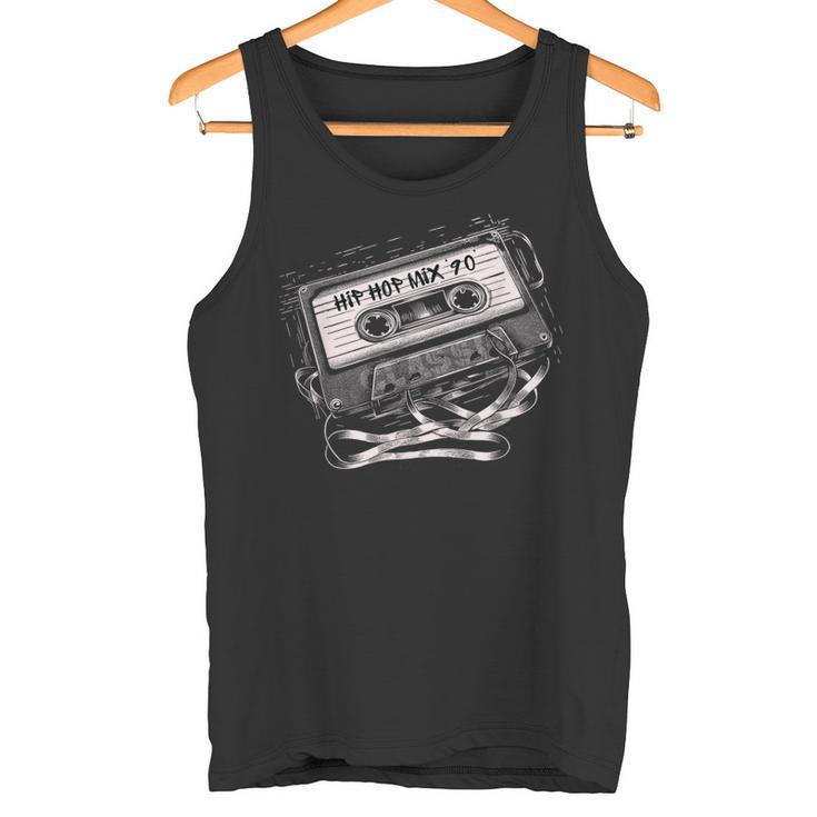 Hip Hop Old School Rap Mixtape 90Sintage Retro Cassette Tank Top