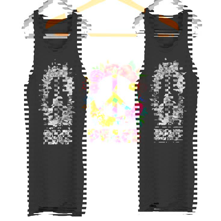 Hippie Symbole De Paix Fleur Colorée Idée Cadeau Enfant Débardeur e